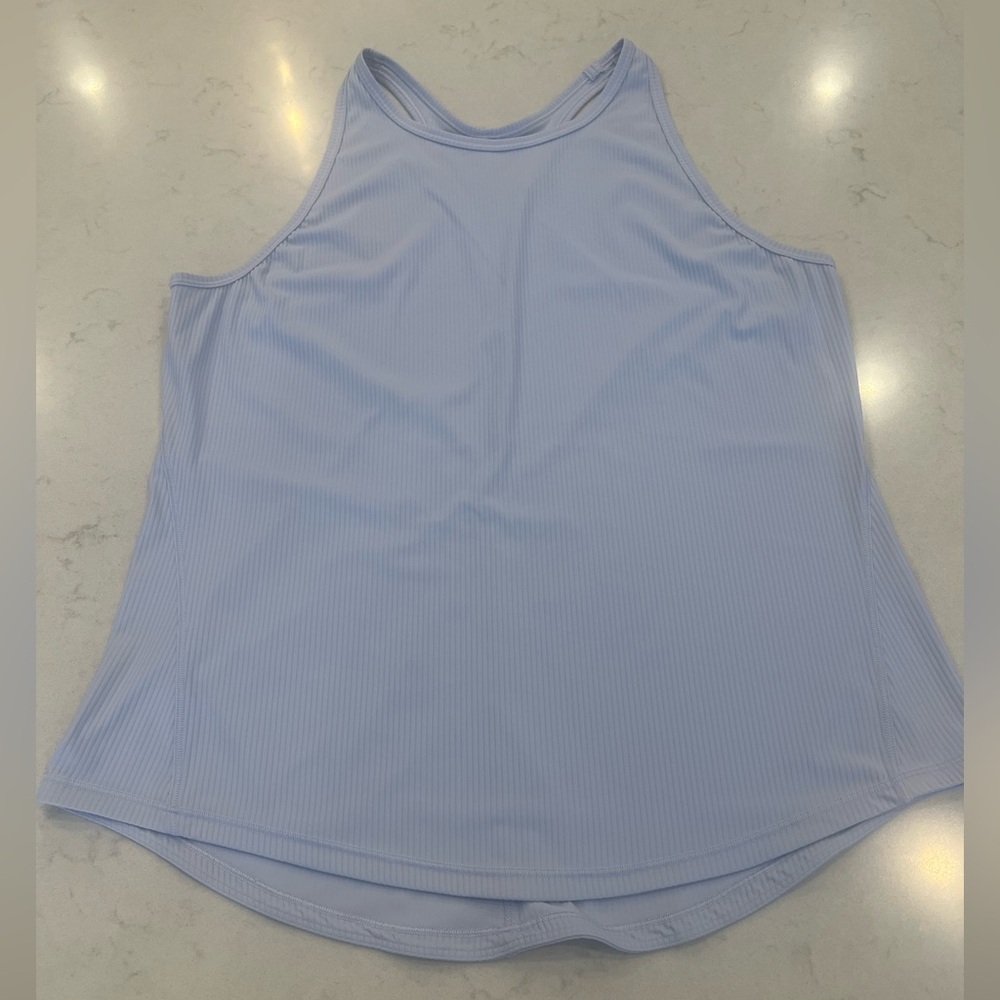Lululemon Base Pace Ribbed Racerback Tank Top, Orange Soda, size 10 or 12